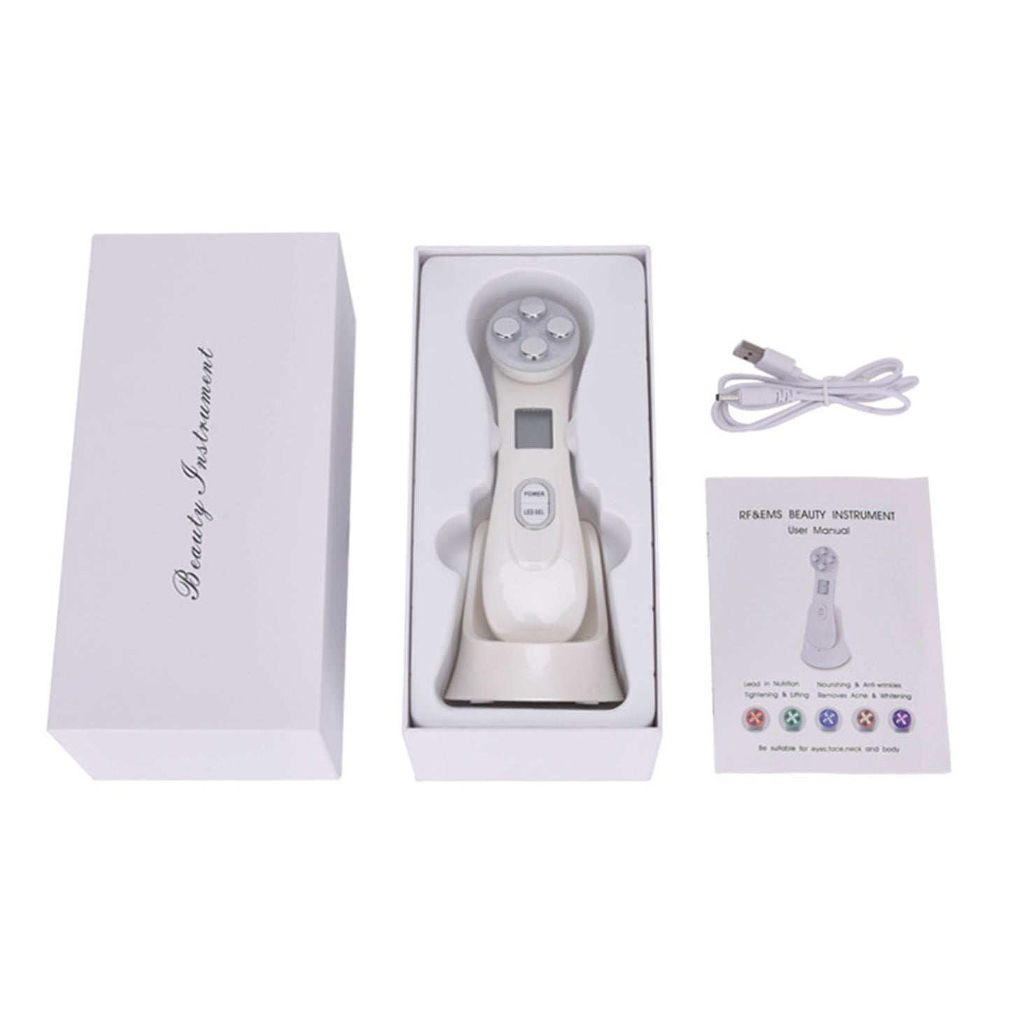 EMS LED Ultrasonic Face Massager XYZDreams