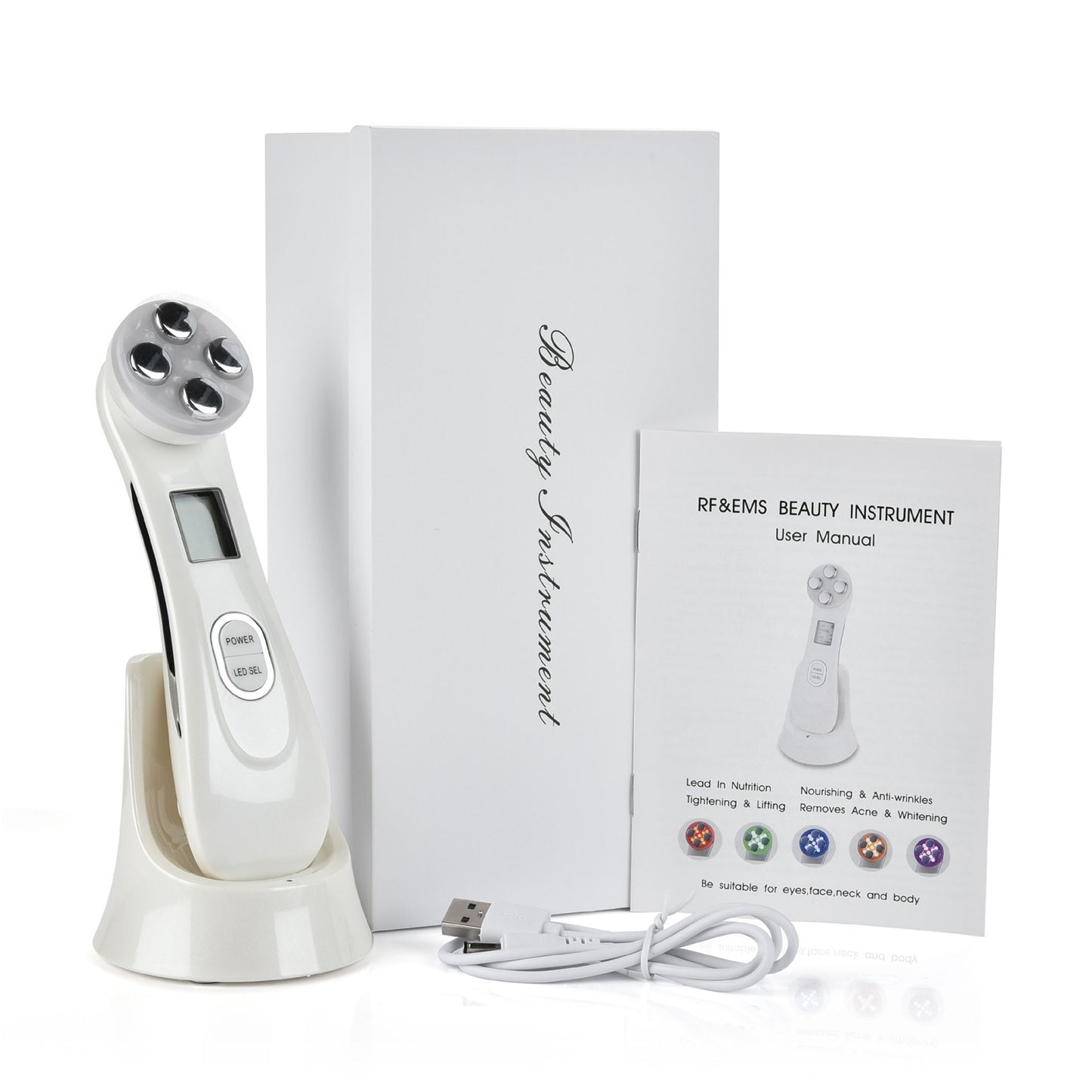 EMS LED Ultrasonic Face Massager XYZDreams