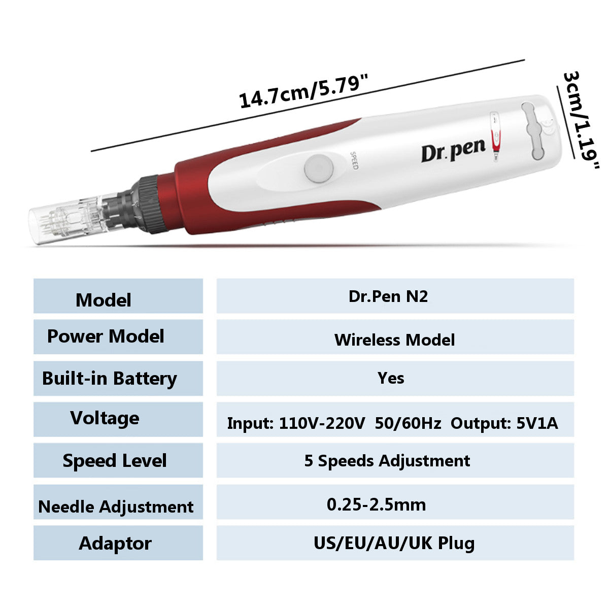 Dr.Pen N2 Microneedling Pen XYZDreams