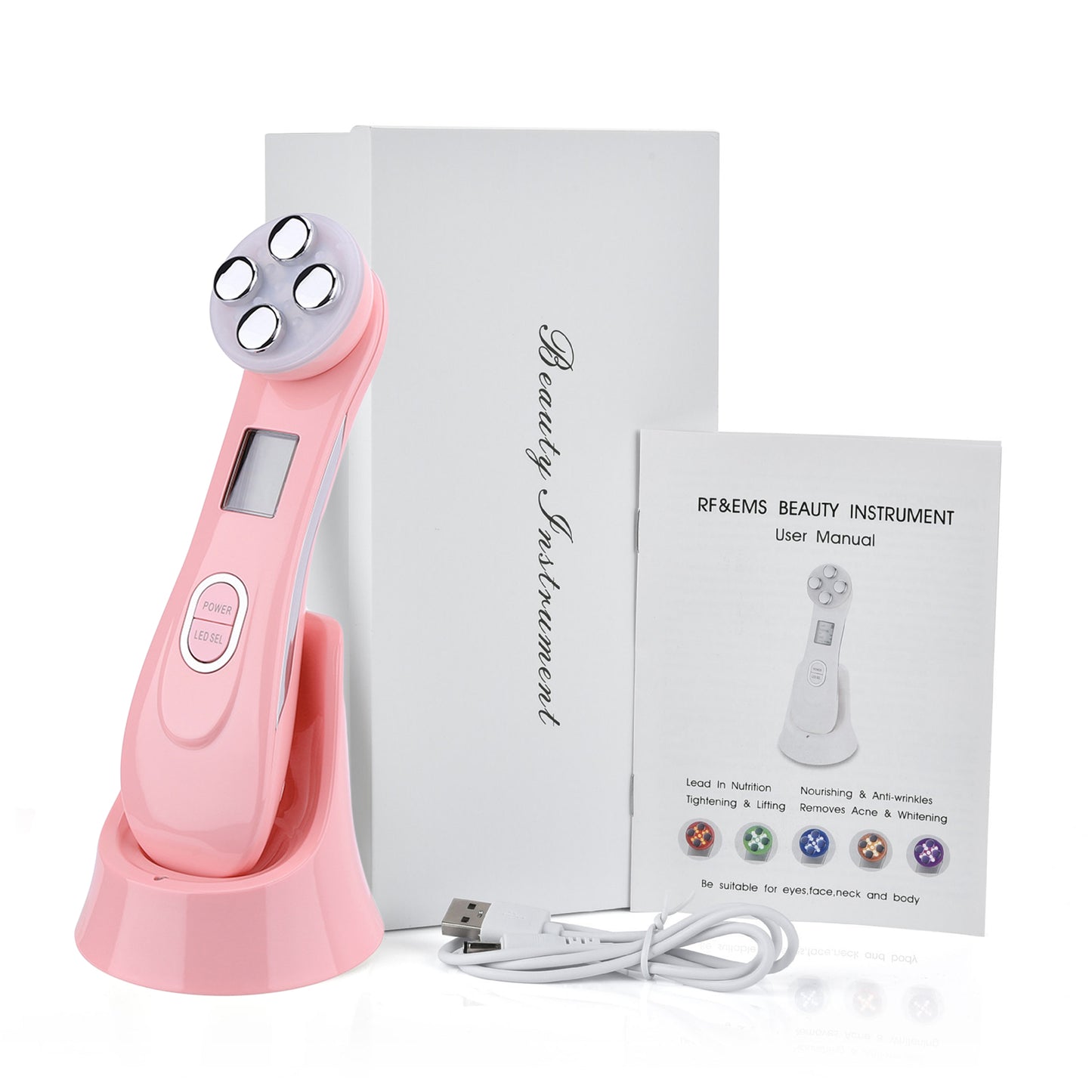 EMS LED Ultrasonic Face Massager XYZDreams