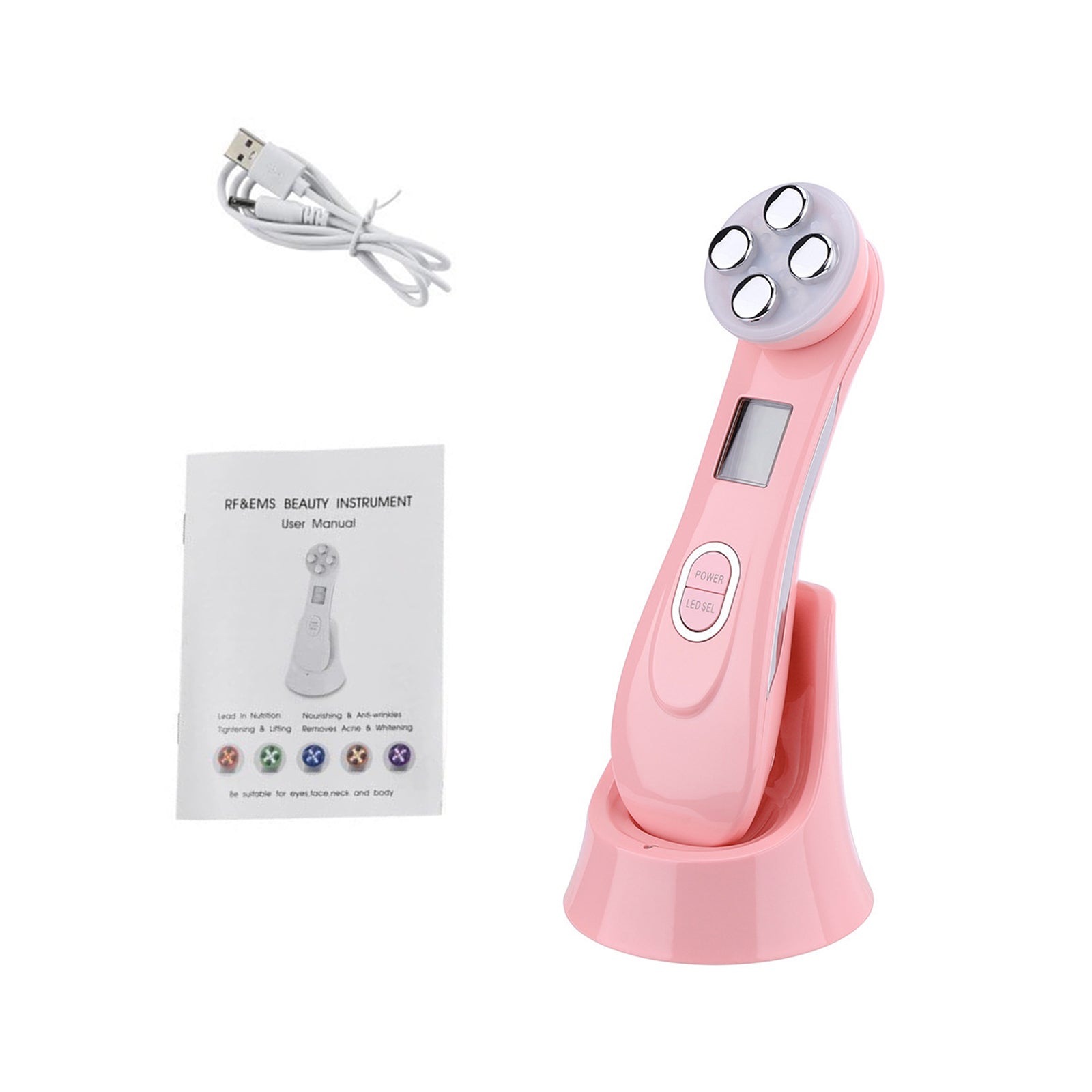 EMS LED Ultrasonic Face Massager XYZDreams