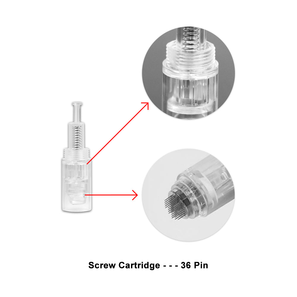 Screw Cartridge Replacement Heads Microneedling Tips XYZDreams