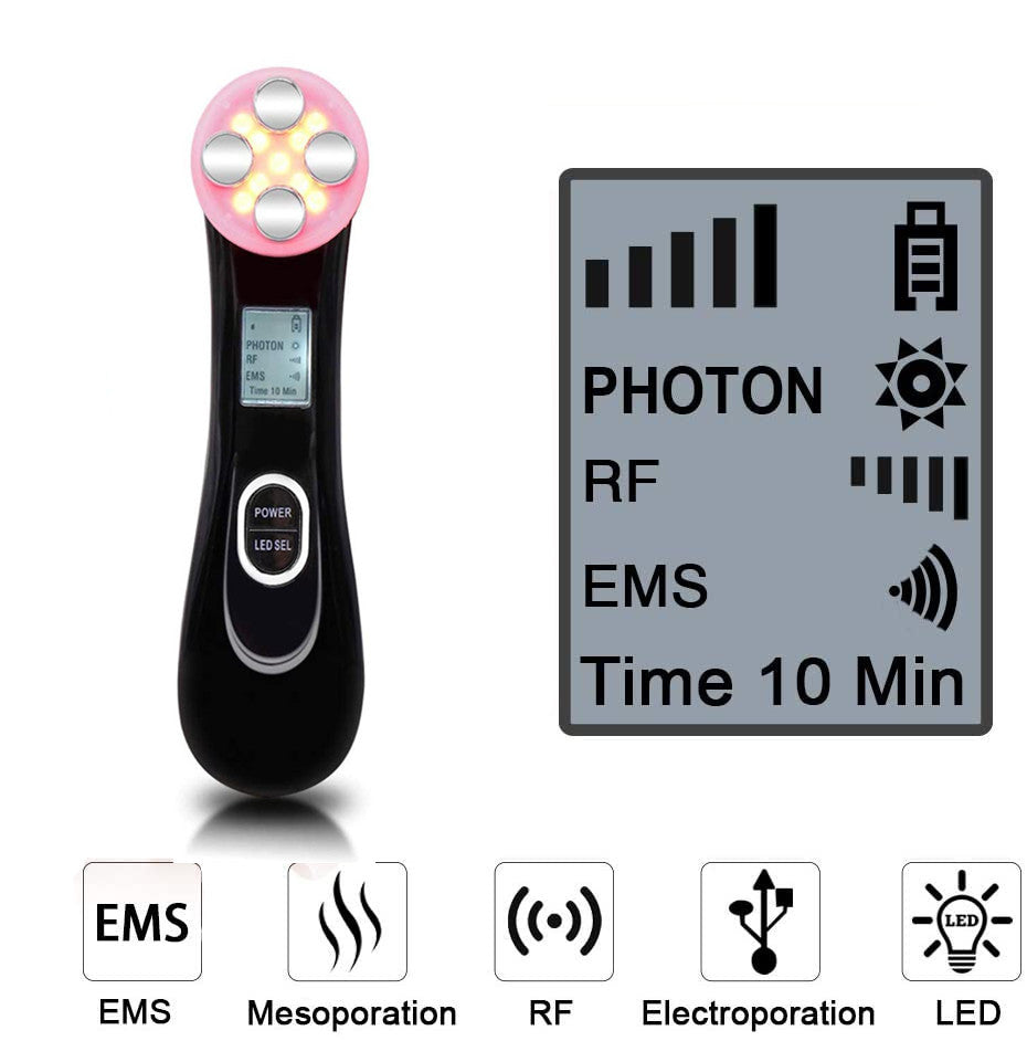 EMS LED Ultrasonic Face Massager XYZDreams