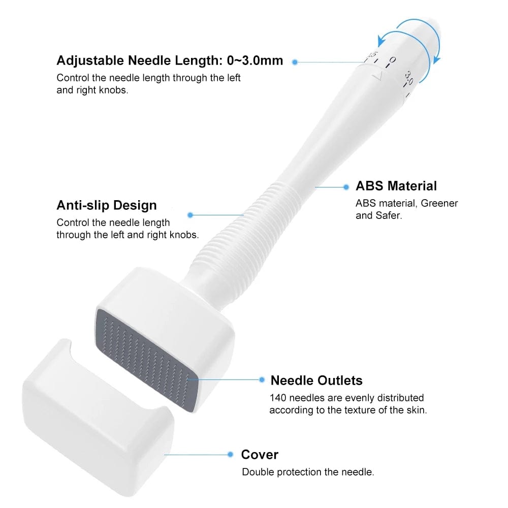 DRS 140A Adjustable Derma Roller 0.25-3.0mm XYZDreams