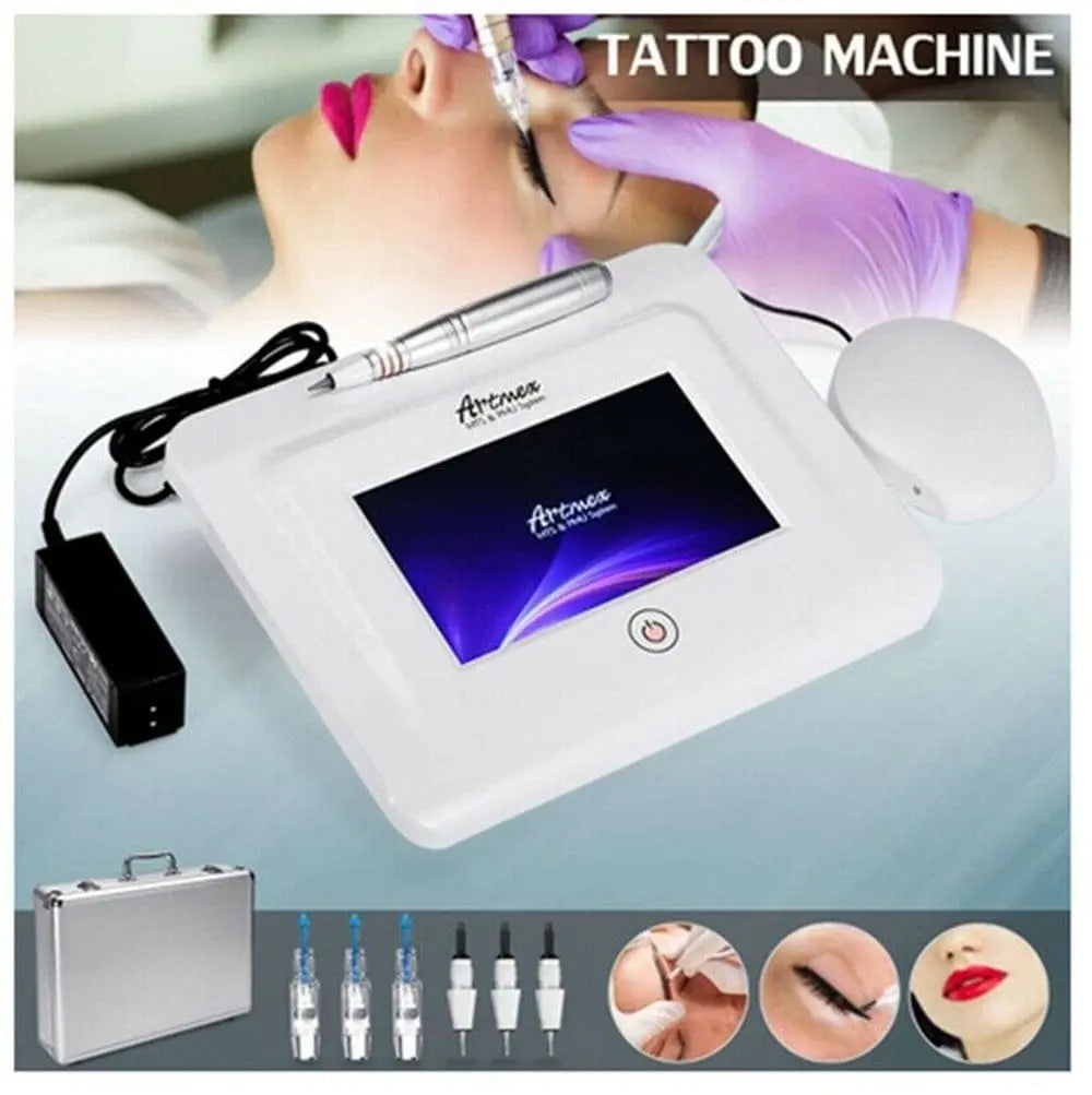 New Tattoo Machine Artmex V11 Pro Digital Eyebrow Lip Tattoo Machine Permanent Makeup Micro-needle Therapy Device MTS PMU System XYZDreams