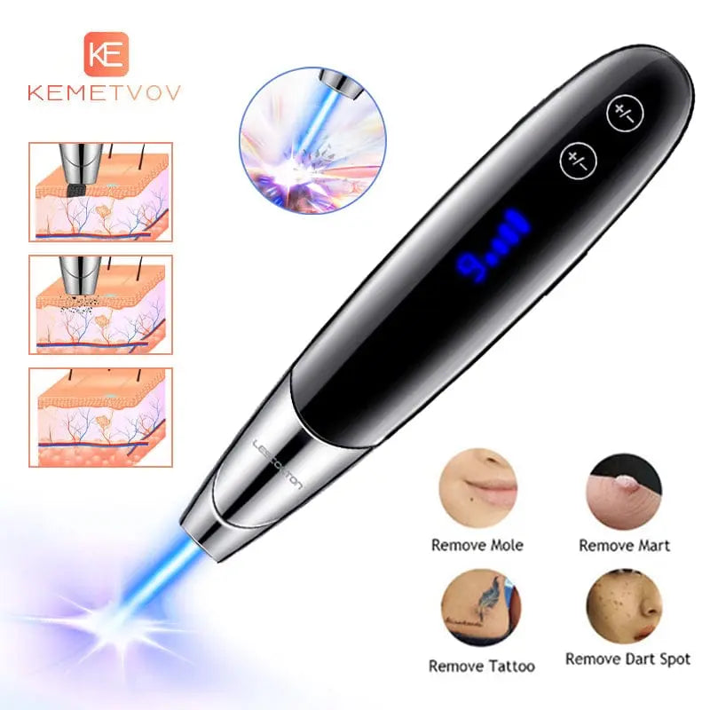 Tattoo Laser Scar Spot Removal Pen Mole Remove Picosecond Blue Light Therapy XYZDreams