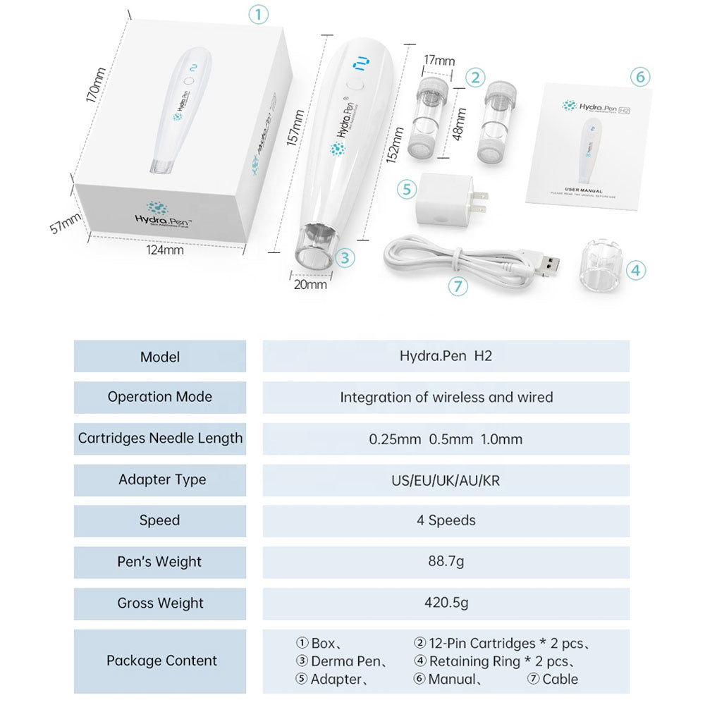 Hydra Pen H2 Microneedling Pen XYZDreams